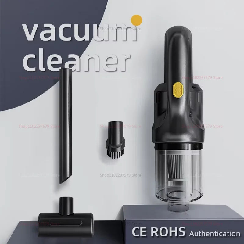 Wireless Handheld Vacuum Cleaner | 50000Pa Strong Suction Cordless Rechargeable Mini Vacuum for Home, Car & Pet Hair Cleaning