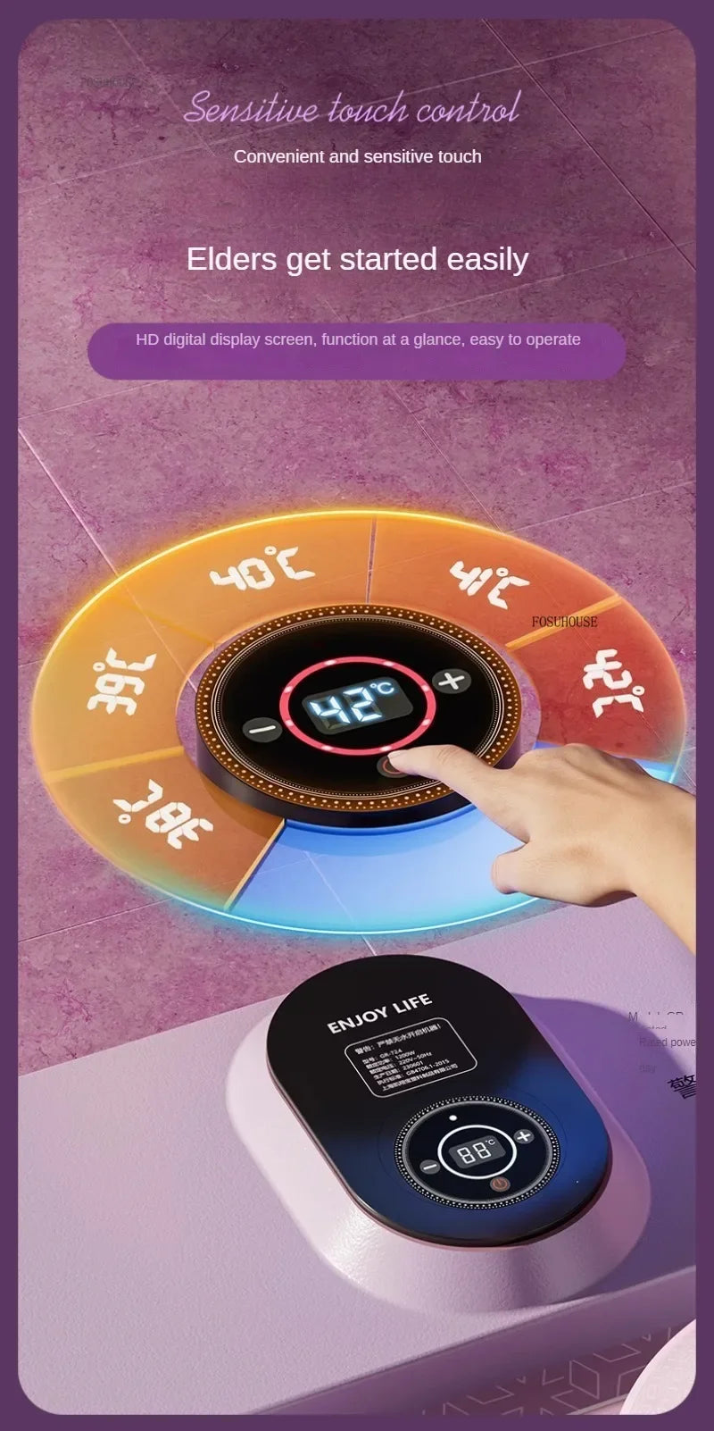 Villa Automatic Heating Folding Bath Bucket Full Body Sweat Steam Bath Barrel Constant Temperature Thickening Portable Bathtub H