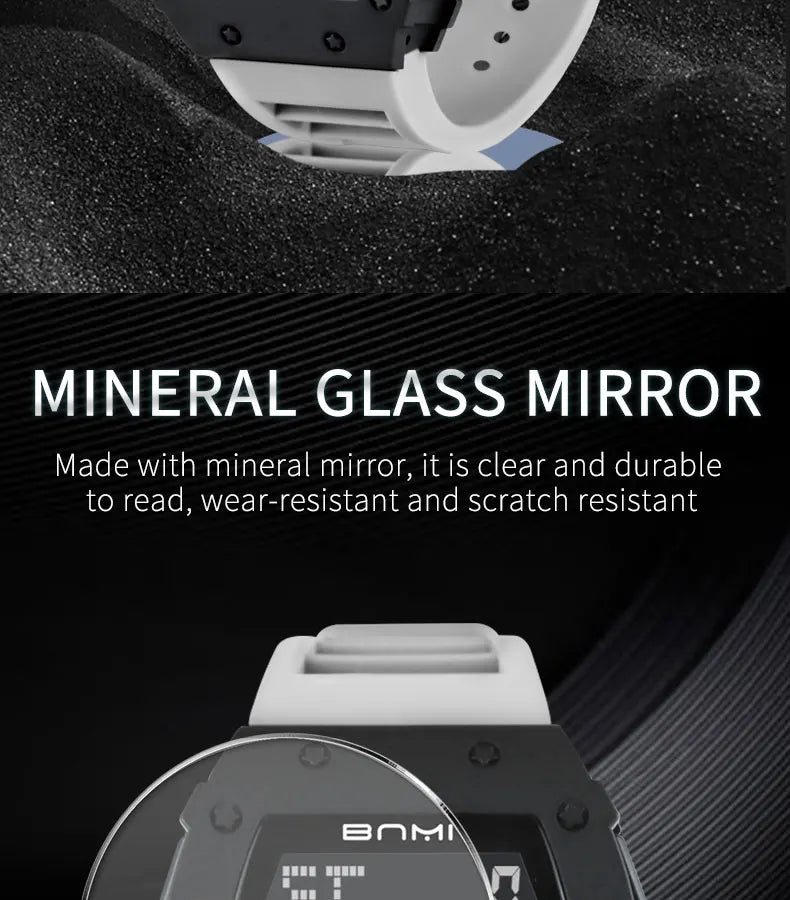 NEW Men's Watch Outdoor Sports Expeditions Fashion Large Screen Waterproof Clock Multifunctional Digital Electronics Watches