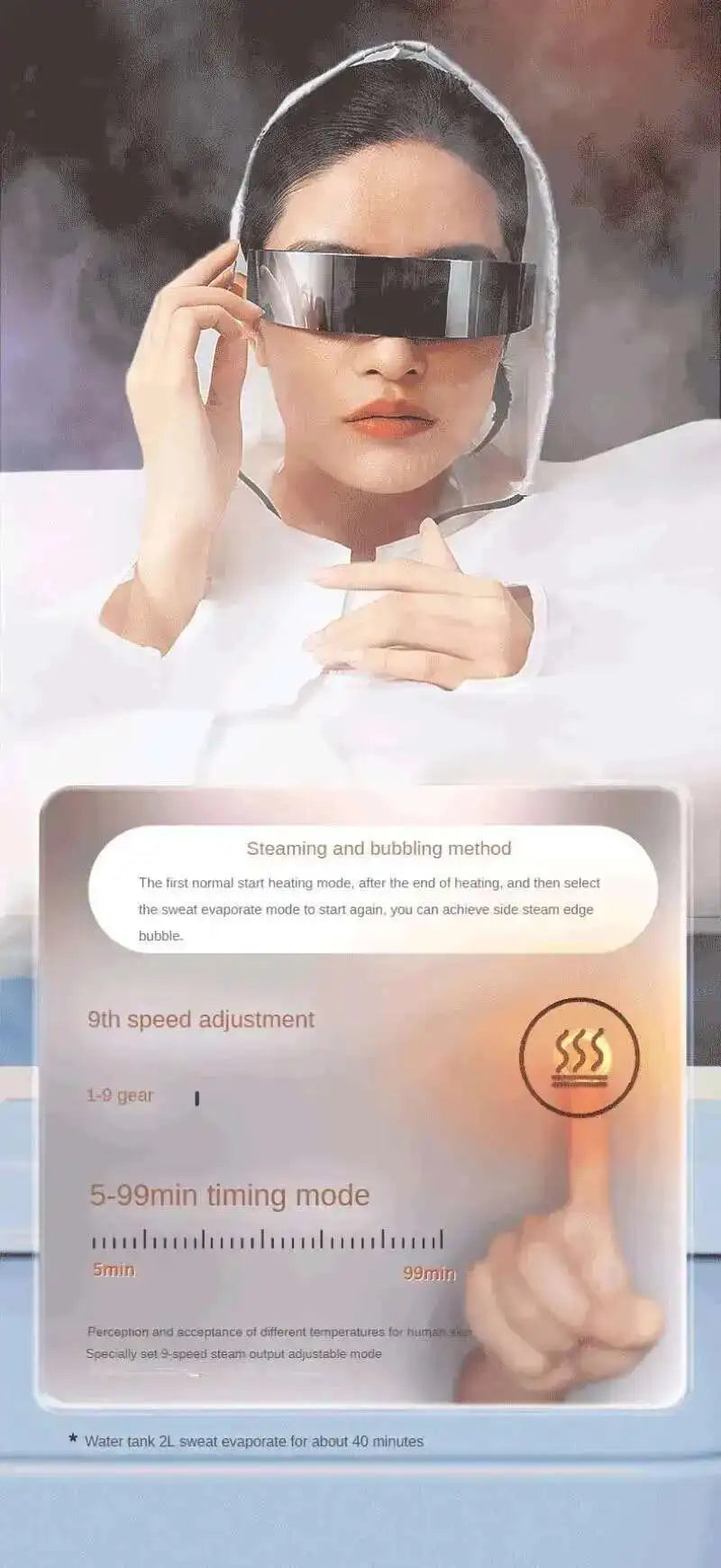 Automatic Foldable Spa Bathtub Heating Sweat Steaming Bathtub Comfortable Home Portable Bucket Adult Full Body Bath Bucket T