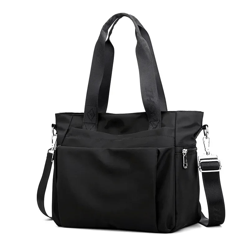 Simple and Fashionable Ladies Tote Bag Large-capacity Women's Lightweight Shoulder Bag Trendy Casual Hand-held Messenger Bag