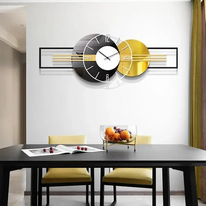 Luminous Modern Wall Clock | Luxury Large Creative Art Clock for Bedroom, Living Room & Restaurant Decor