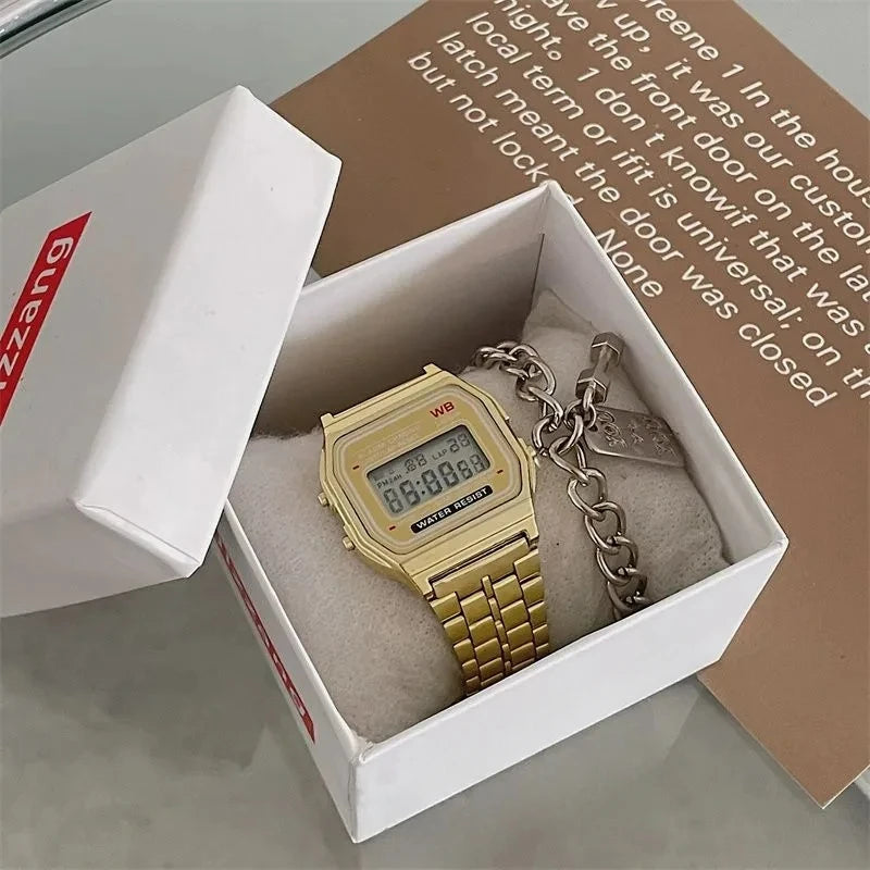 New Digital LED Watch for Men Women Fashion Wristwatch Multifunction Alarm Electronic Clocks Simple Business Silicone Watches