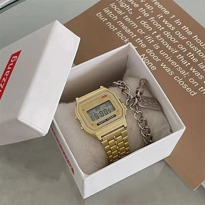 New Digital LED Watch for Men Women Fashion Wristwatch Multifunction Alarm Electronic Clocks Simple Business Silicone Watches