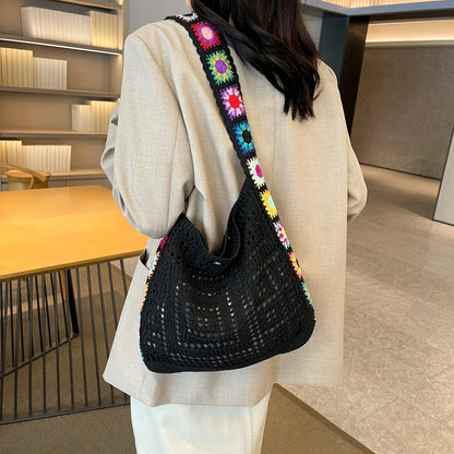Women Handbag Fashionable Knitted Bags, Crossbody Bags, Shoulder Bags, Hand Hook Bags, Women's Bags