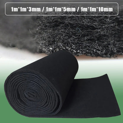 High-Density Activated Carbon Filter Sheet | Universal Air Purifier Foam for Car AC, Kitchen Hood & Water Filtration