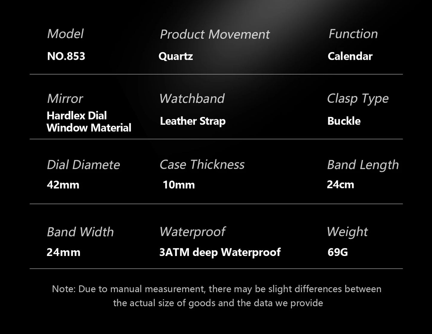 POEDAGAR High Quality Watch For Men Luxury Luminous Waterproof Week Calendar Man Clock Leather Square Men's Quartz Watches Reloj