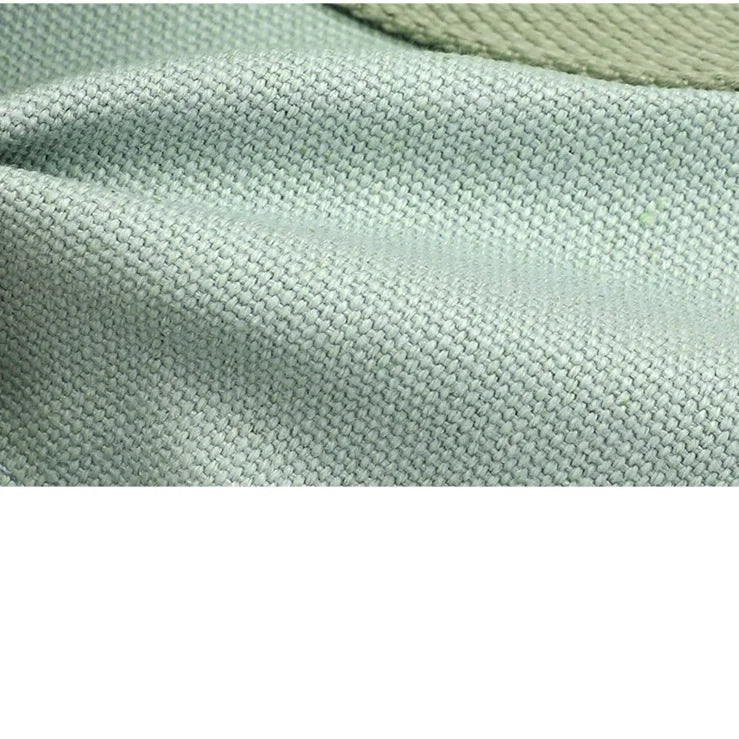 Xierya Women Small Bag with Zipper Fashion Lady Single Shoulder Portable Thickened Canvas Mobile Phone Bucket Tote Bag