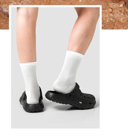 EVA Unisex Hole Shoes Beach Thick Bottom Outdoor Slippers Comfortable Breathable Indoor Slippers