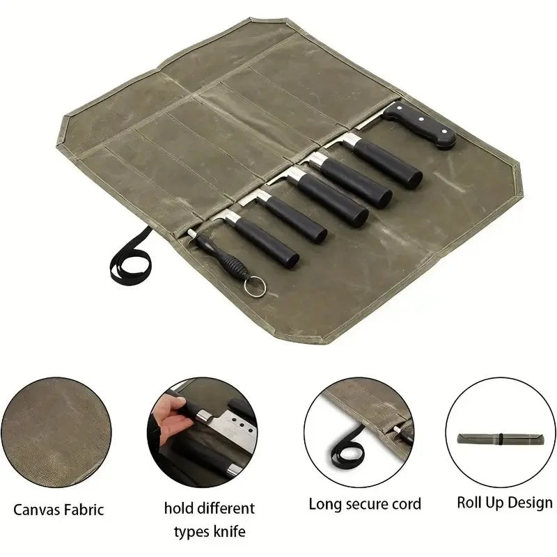 Portable Roller Tool Bags Multifunction Chef Knife Bag Practical Handbag Chisel Electrician Carrying Toolkit Instrument Package
