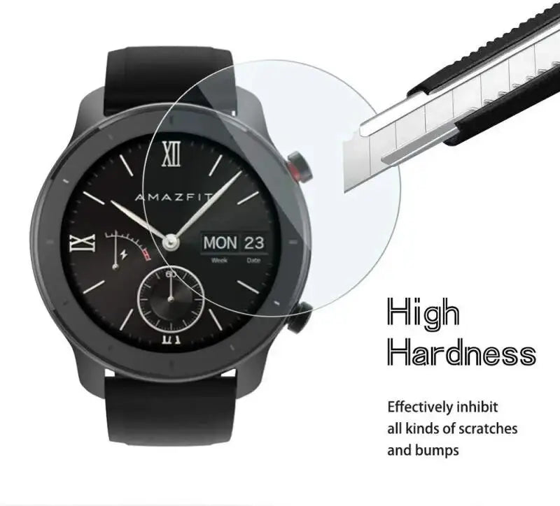 9H Tempered Glass Film For Amazfit GTR 42mm 47mm Smartwatch HD Screen Protector Film For Amazfit GTR 47MM Anti-Scratch Protector