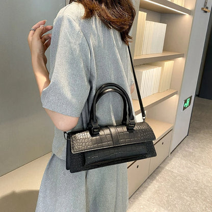 Fashion Ladies Shoulder Bag 2025 New Purses and Handbags High Quality PU Stone Pattern Crossbody Bag for Women Armpit Clutch Bag