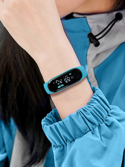 Children's Smart Sports Watch Bracelet LED Date Touch Screen Electronic Watch Boys and Girls Student Festival Gift