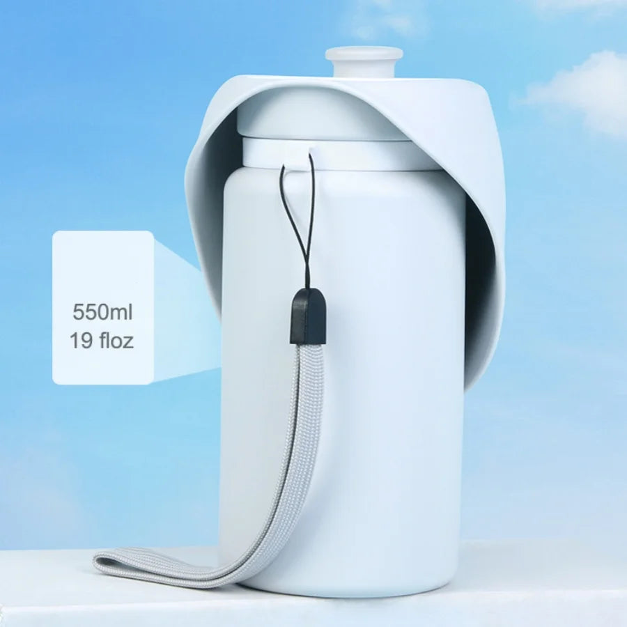 Portable Dog Water Bottle | Outdoor Travel Pet Drinking Cup with Leak-Proof & Collapsible Design