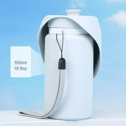Portable Dog Water Bottle | Outdoor Travel Pet Drinking Cup with Leak-Proof & Collapsible Design