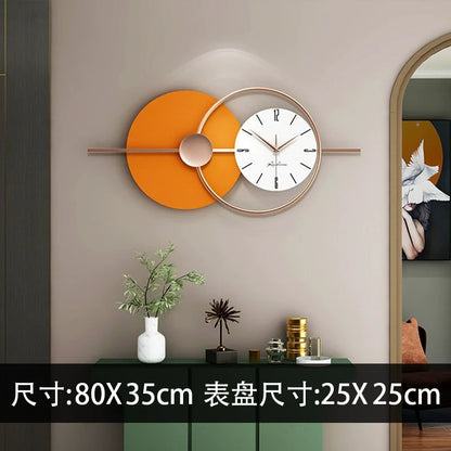 Luminous Modern Wall Clock | Luxury Large Creative Art Clock for Bedroom, Living Room & Restaurant Decor