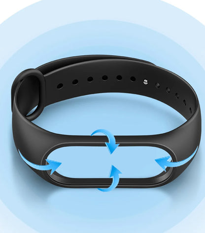 3Pcs Watchband For Mi Band 7 6 4 5 3 Bracelet Xiaomi Mi Band Strap Silicone Sport Replacement Wristband Smartwatch Accessories