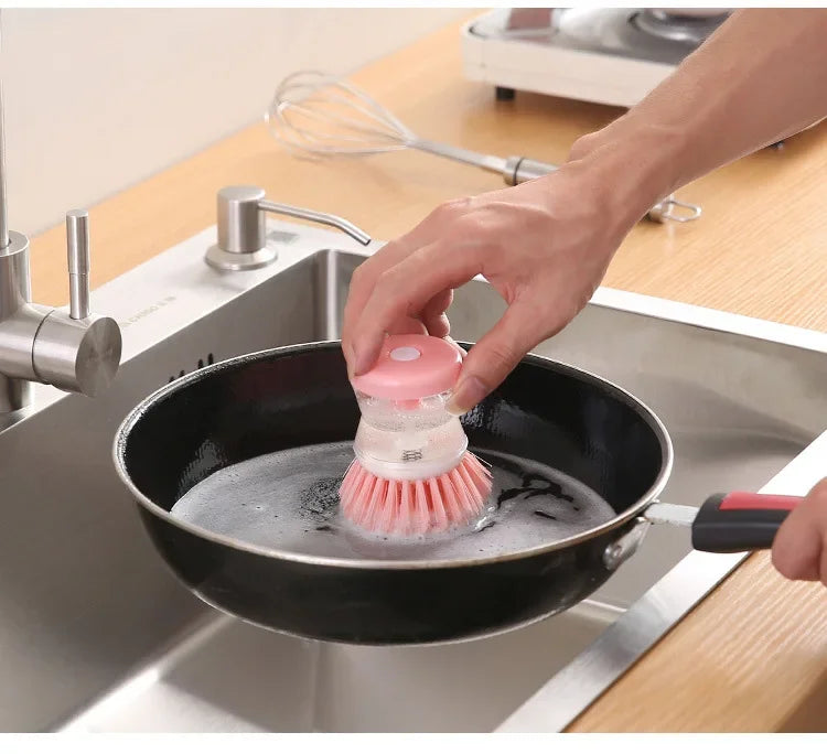 Kitchen Wash Pot Dish Brush