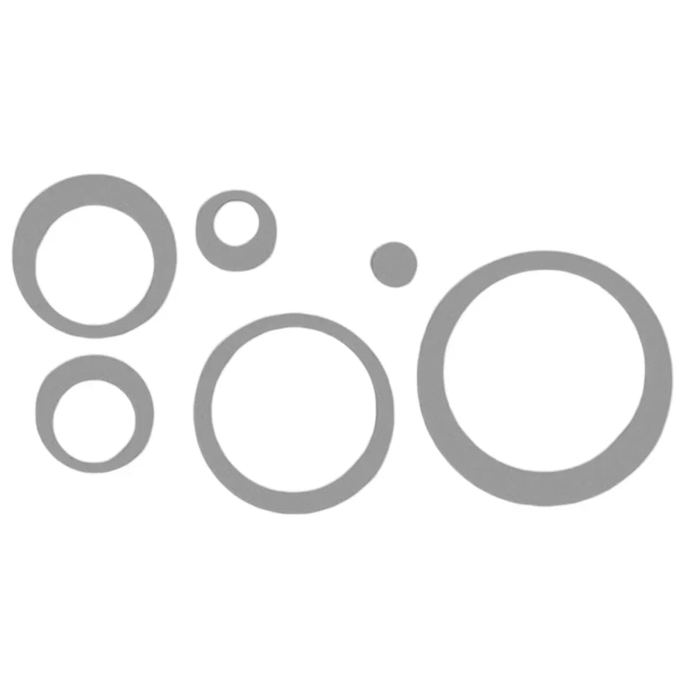 24Pcs 3D Acrylic Round Mirror Wall Stickers | Removable DIY Home Decoration for Living Room & Bedroom