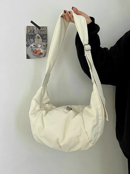 Fashion Women Large Capacity Crossbody Shoulder Bag Down Cotton Casual Simple And Versatile