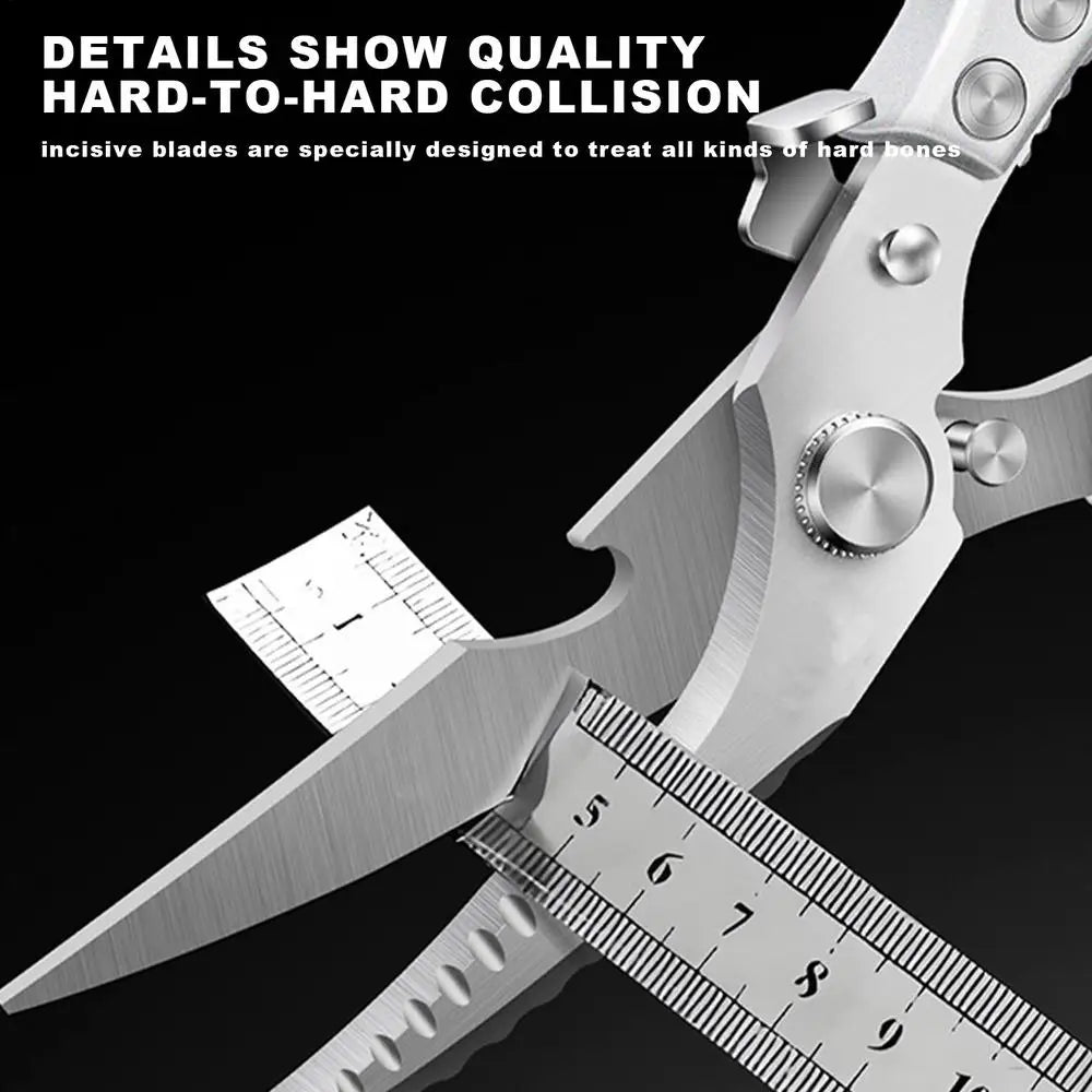 Multifunctional Stainless Steel Kitchen Tools For Cutting Vegetables Meat Fish Food Scissors Kitchen Multi-purpose Tools
