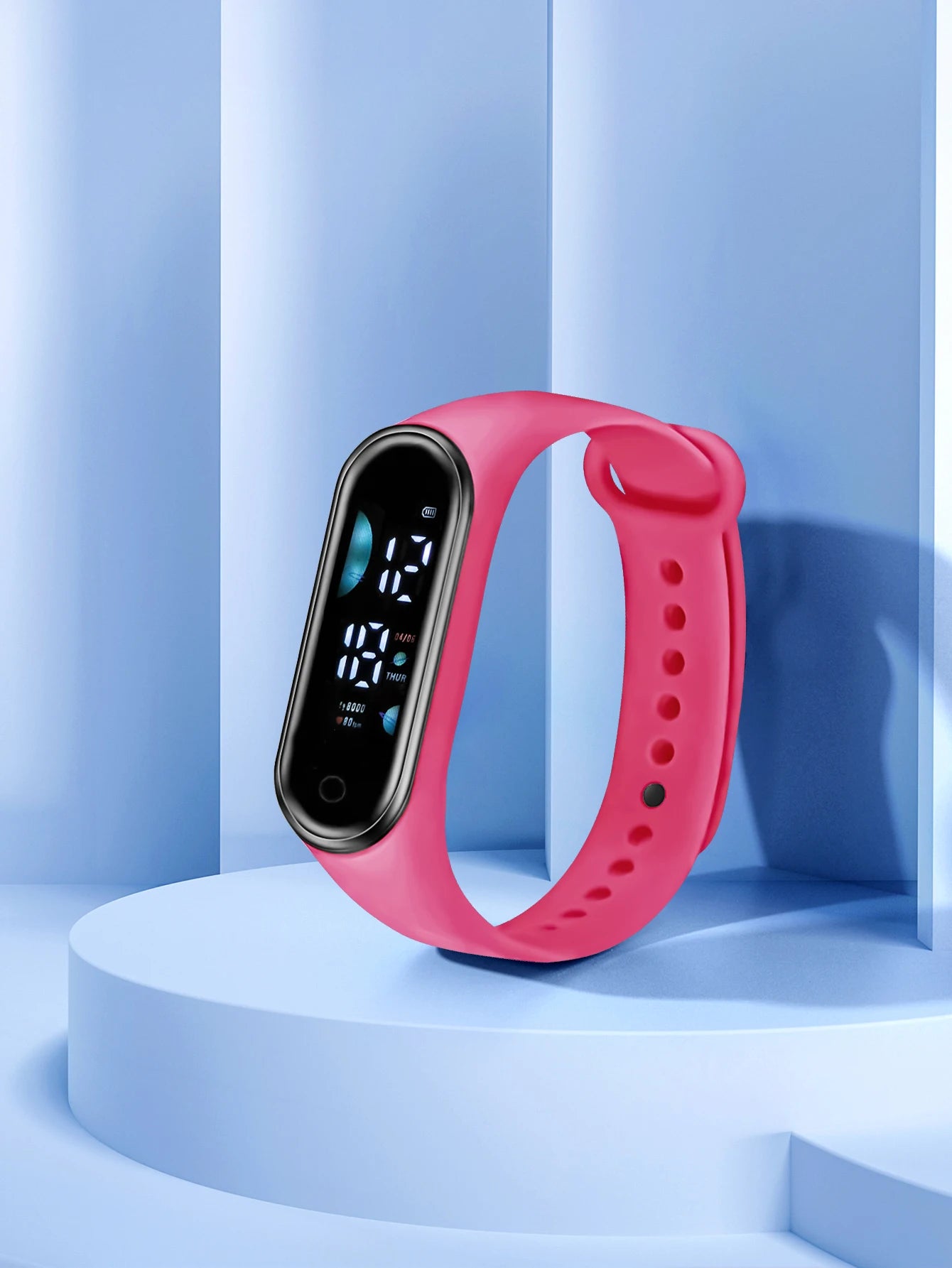 Children's Smart Sports Watch Bracelet LED Date Touch Screen Electronic Watch Boys and Girls Student Festival Gift