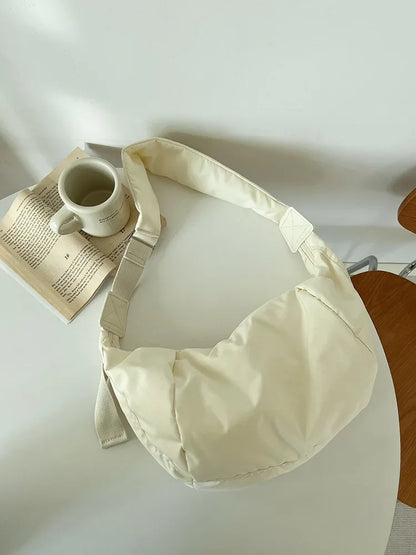 Fashion Women Large Capacity Crossbody Shoulder Bag Down Cotton Casual Simple And Versatile