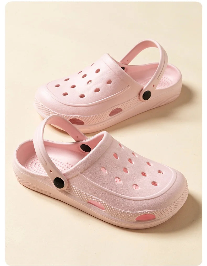 Women Home Slippers Men's Sandals Summer Garden Clogs Shoes Man Beach Slipper Outdoor Waterproof Soft Slides Casual Anti Slip