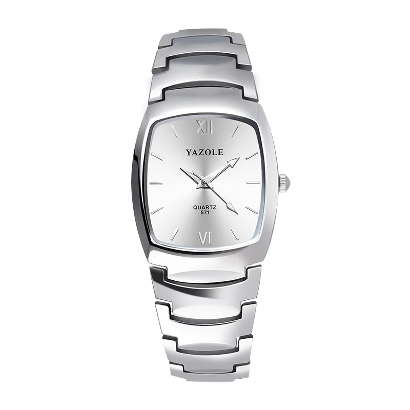 UTHAI Men's Watch Light Luxury Tungsten Steel Glow Waterproof Clock Couple Watches Women's Fashion Quartz Wristwatches Gift