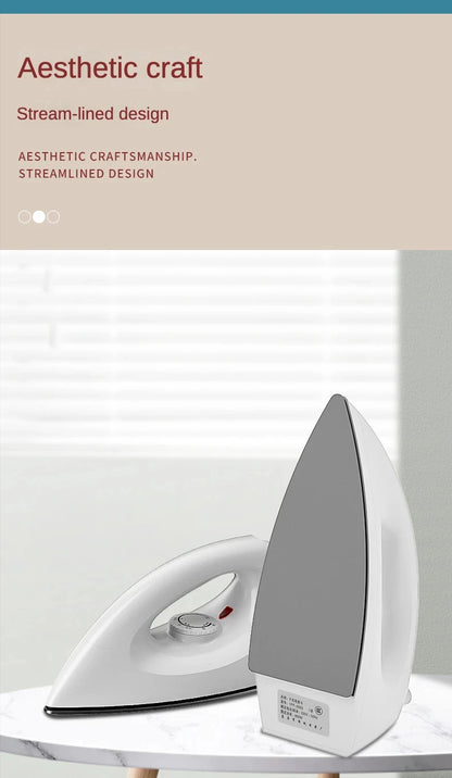 1000W Portable Electric Dry Iron | 5-Gear Adjustable Heat Control for Home & Travel