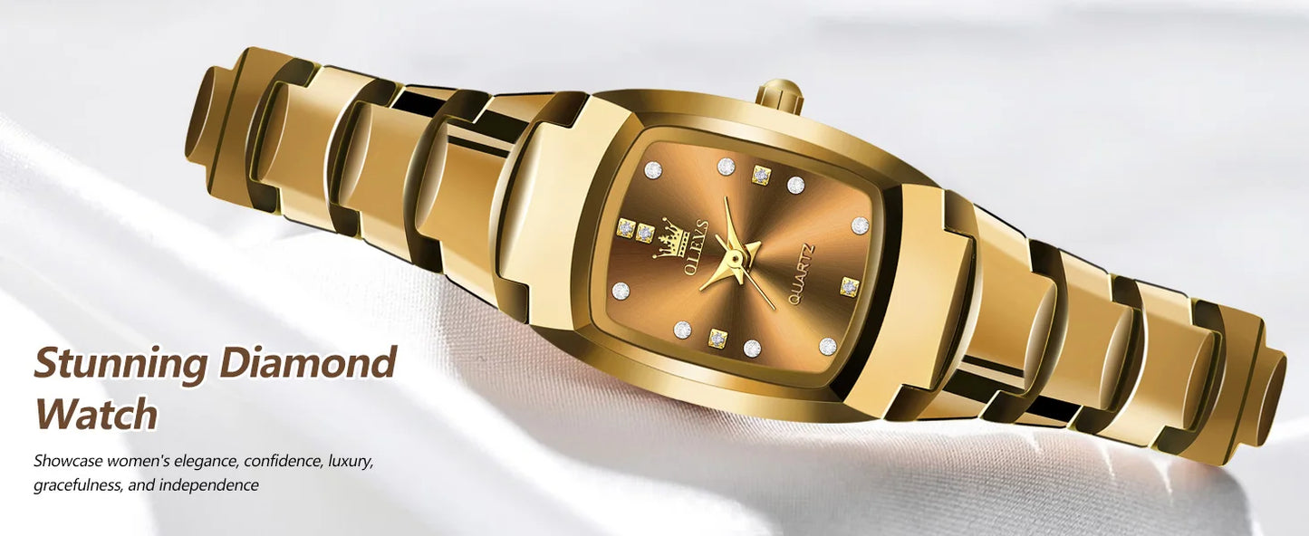 JSDUN Fashion Quartz Watches For Women Free Shipping Waterproof Ladies Watch Gold Top Brand Luxury Wristwatch Gift Reloj Mujer