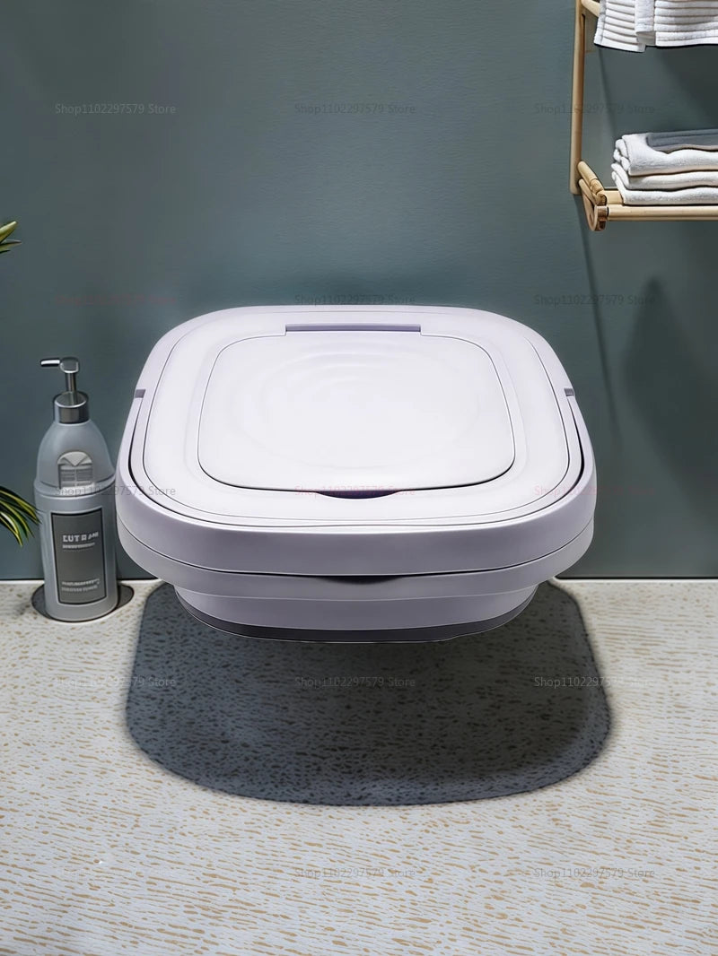 8L Portable Folding Washing Machine | Compact Travel Laundry Bucket for Clothes, Socks & Underwear – Home & Camping Washer