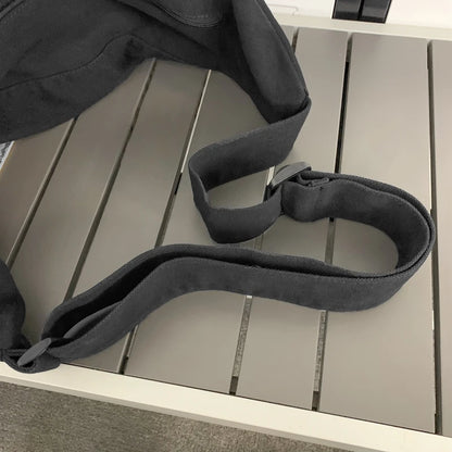 Solid Color Canvas Female Crossbody Bags For Women Large Capacity Shopping Messenger Bag Student Shoulder Bag Unisex School Bag