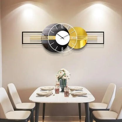 Luminous Modern Wall Clock | Luxury Large Creative Art Clock for Bedroom, Living Room & Restaurant Decor