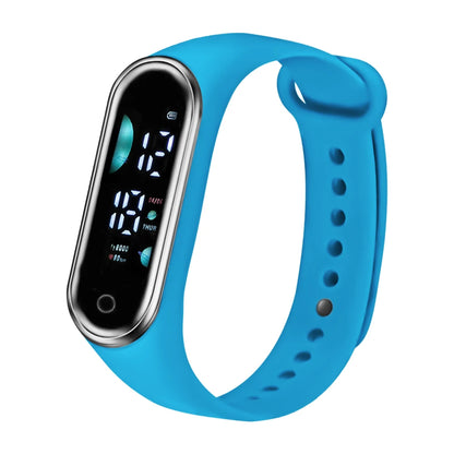 Children's Smart Sports Watch Bracelet LED Date Touch Screen Electronic Watch Boys and Girls Student Festival Gift