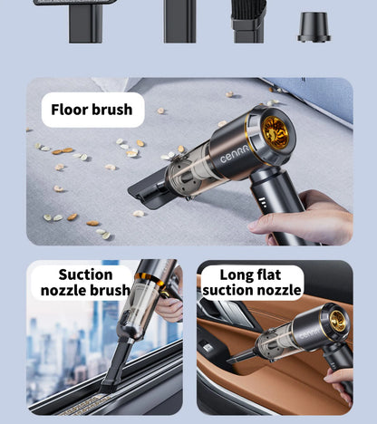 CENRR 998000PA Car Vacuum Cleaner Strong Suction Cordless Wireless Cleaner Handheld Portable Vacuum Cleaner Cleaning Machine