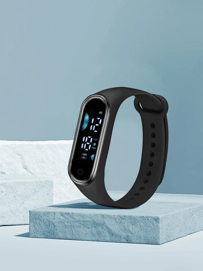 Children's Smart Sports Watch Bracelet LED Date Touch Screen Electronic Watch Boys and Girls Student Festival Gift