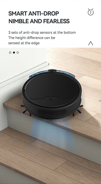 Intelligent Sweeping Robot Large Water Tank Mobile App Remote Control Planning And Cleaning Line Low Noise 2000 Pa Large Suction