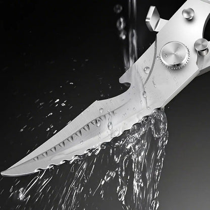 Multifunctional Stainless Steel Kitchen Tools For Cutting Vegetables Meat Fish Food Scissors Kitchen Multi-purpose Tools