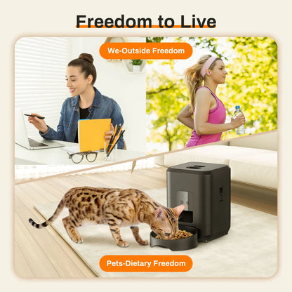 Smart  Automatic Cat & Dog Feeder Quantitative Automatic Timed Cat & Dog Food