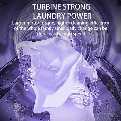 8L Folding Washing Machine Bucket for Clothes Socks Underwear Cleaning Washer Portable Small Travel Washing Machine EU/US Plug