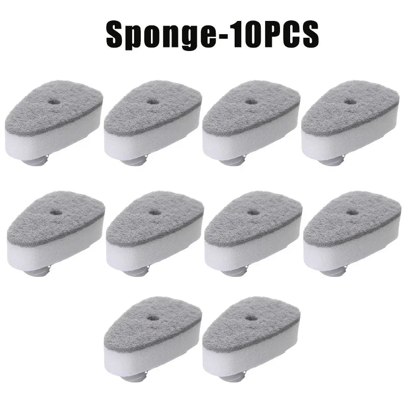 New Dishwand Set No-Scratch Soap Dishwashing Brush Scrubber Kitchen Cleaning Sponge Cleaning Brush for Pots Dishes Sink Comes