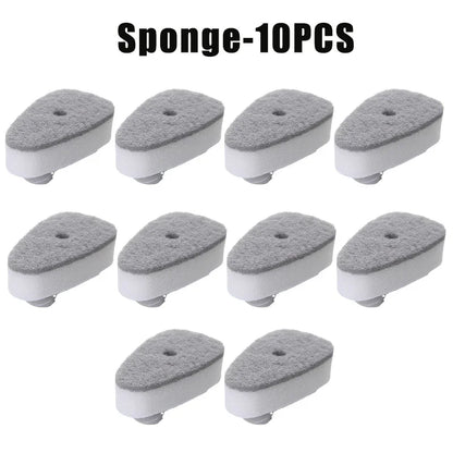 New Dishwand Set No-Scratch Soap Dishwashing Brush Scrubber Kitchen Cleaning Sponge Cleaning Brush for Pots Dishes Sink Comes