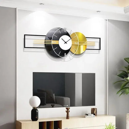 Luminous Modern Wall Clock | Luxury Large Creative Art Clock for Bedroom, Living Room & Restaurant Decor