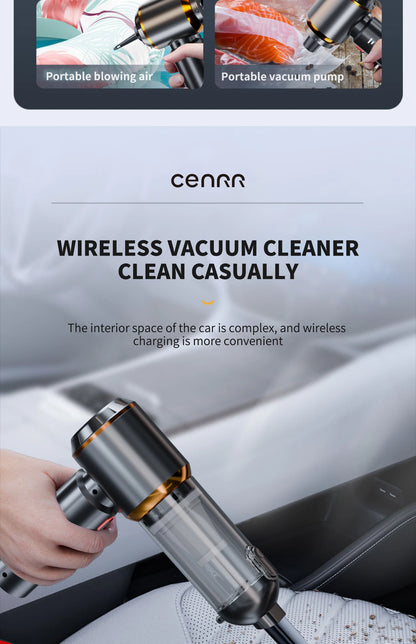 CENRR 998000PA Car Vacuum Cleaner Strong Suction Cordless Wireless Cleaner Handheld Portable Vacuum Cleaner Cleaning Machine