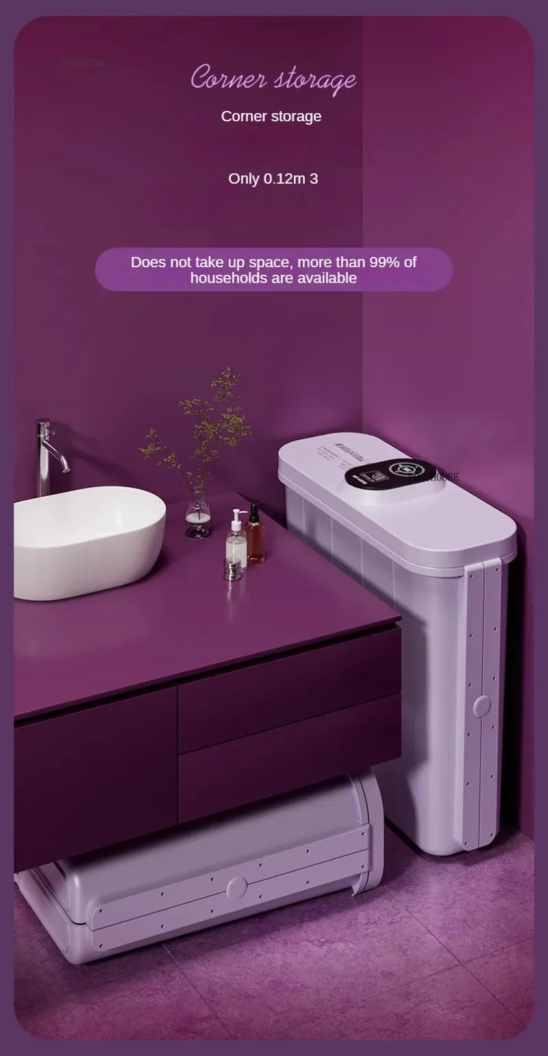 Villa Automatic Heating Folding Bath Bucket Full Body Sweat Steam Bath Barrel Constant Temperature Thickening Portable Bathtub H