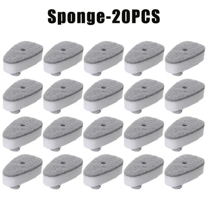 New Dishwand Set No-Scratch Soap Dishwashing Brush Scrubber Kitchen Cleaning Sponge Cleaning Brush for Pots Dishes Sink Comes
