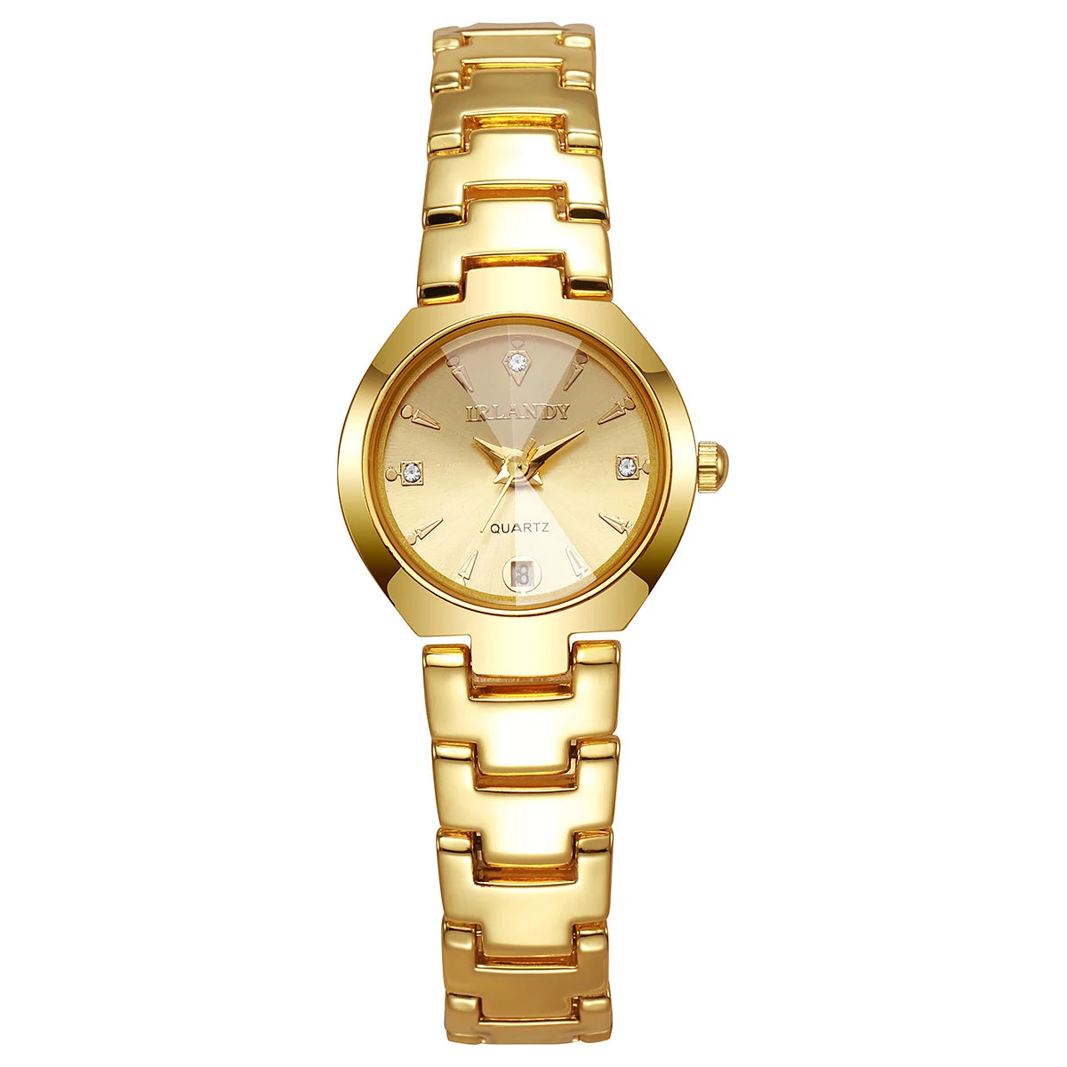 Luxury Women Watches Fashion Small Dial Quartz Watch Ladies Calendar Wristwatches Reloj Mujer（Without Box）