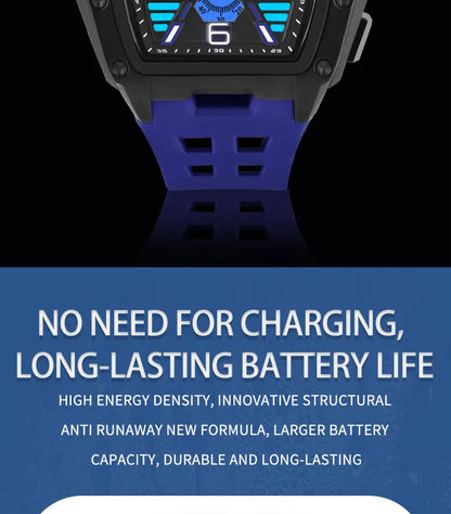 Multifunctional Sports Watches For Men Outdoor Waterproof Alarm Clock LED Digital Luminous Display Students Electronic Watch