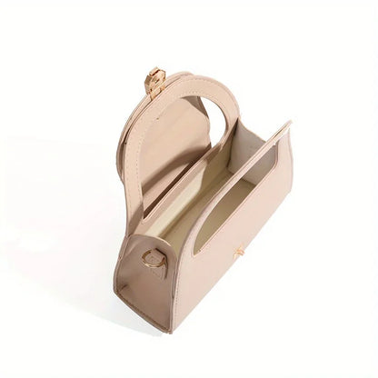 Niche high-end handbag women's new semi-round shoulder bag versatile commuter retro lock messenger bag tide